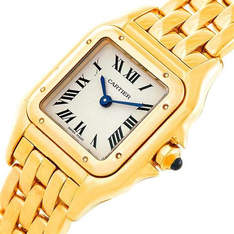 orologio cartier panthere lady gold|cartier panther jewelry watch.